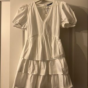 brand new white zara dress